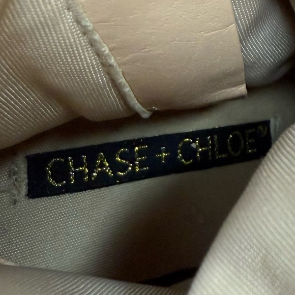 CHASE + CHLOE Clarity Floral Clear Lucite Heel Booties - Picture 9 of 9